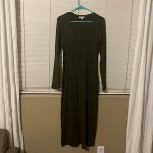 Dark green midi dress. Brand new never worn.